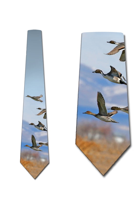 Duck Ties Mens Outdoor Animal Bird Necktie by Three Rooker