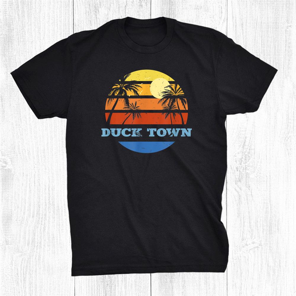 Duck Town North Carolina Nc Beach Lover Us Cities Beach Bum Shirt Gift