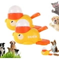 thumbnail image 1 of Duck Treat Dispenser, Duck Dog Treat Food Dispenser, 2-in-1 Interactive Dog Puzzle Toy & Slow Feeder, Fun Treat Dispenser for Small & Medium Dogs, Reduces Bloating, Promotes IQ Training (2*Yellow), 1 of 7