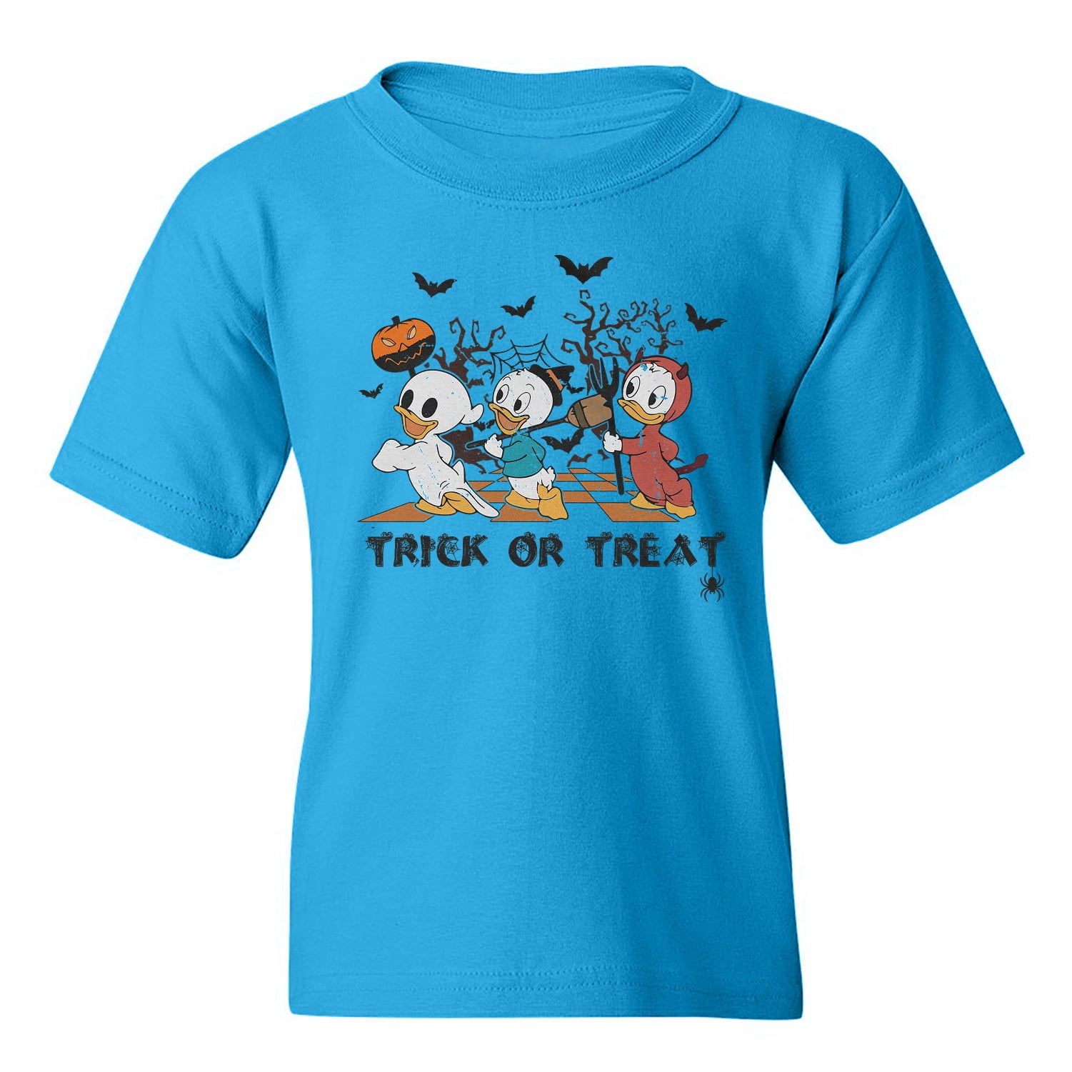 Duck Trio Trick Or Treat Funny Halloween Party Youth Unisex T shirt Duck Trio Trick Or Treat Funny Halloween Party Youth Unisex T shirt