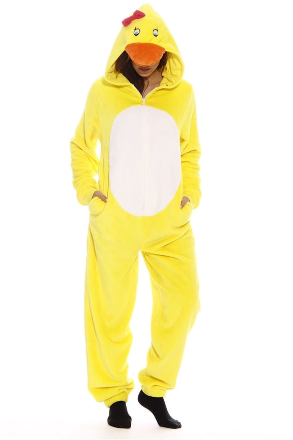 Duck Velour Adult Onesie (Small)