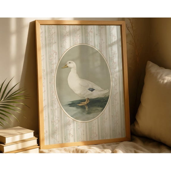 Duck Wall Art Print, Unframed Paper Poster 24x36in