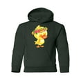 thumbnail image 1 of Duck With A Wreath Hoodie Juniors -Image by Shutterstock,  Large, 1 of 4