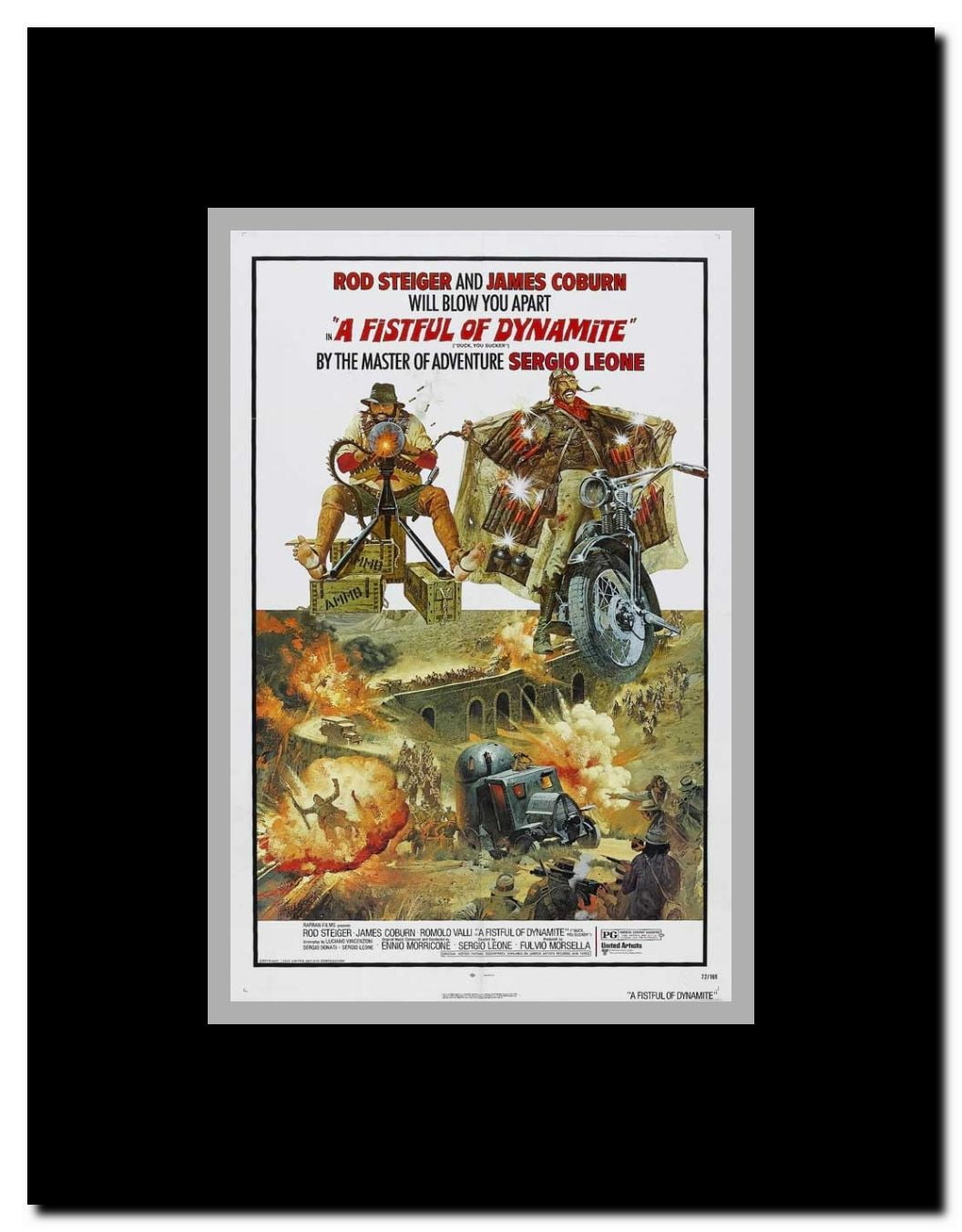 Duck You Sucker Framed Movie Poster