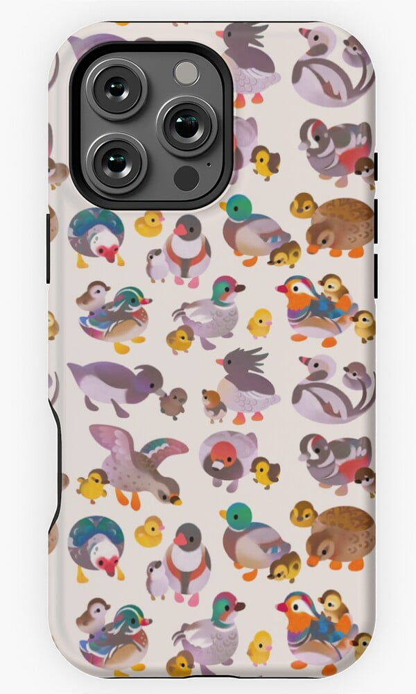 Duck and Duckling Cute Phone Case for iPhone 16 15 14 13 12 11 Pro Max