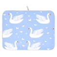 thumbnail image 1 of Duck and Purple Background Drying Dish Mat Quick Drying Absorbent Soft Durable for Kitchen 18" x 24", 1 of 10