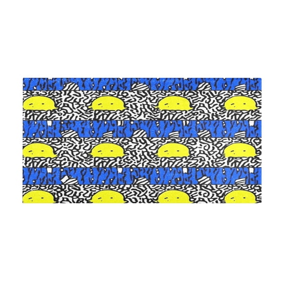 Duck and Water Pattern 39x20" Bath Mat Carpet, Absorbent and Non-Slip for Kitchen or Bathroom, Quick-Drying