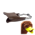 thumbnail image 1 of Duck‑bill Shaped Silicone Dog Muzzle, Adjustable Pet Mouth Cover to Prevent Biting, Scavenging and Wound‑licking for Small Medium Dogs, 1 of 7
