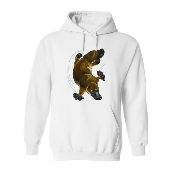 Duck-billed Platypus Hoodie Men -Image by Shutterstock, Male XX-Large