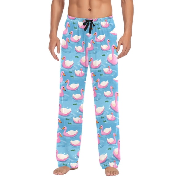 Duck on Water joogoo Men's Pajama Pants Cotton Long Sleepwear Lounge Pants XL