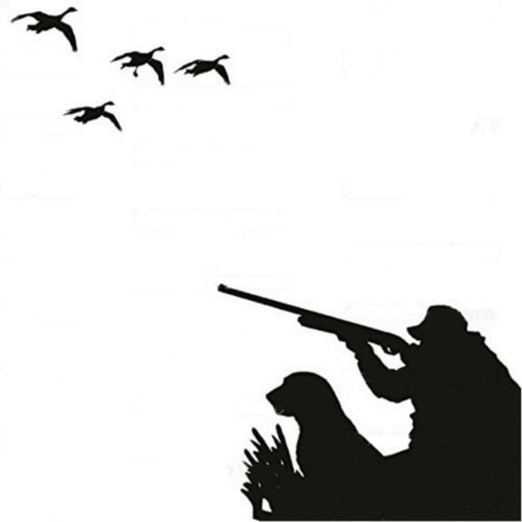 Duck or Goose Hunting Edible Icing Image for 8 inch round cake