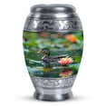 thumbnail image 1 of Duck's Lotus Cremation Urns For Human Ashes Adult Small, Urns For Ashes For Women, Keepsake Urn For Ashes, Mini Cremation Urn, Ashes Urn For Human Adult Female Burial Funeral Memorial Urn 3 Inch, 1 of 1