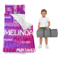 thumbnail image 1 of Duckbe Toddler Nap Mat, Sleeping Bag with Pillow and Blanket for Daycare, Preschool Nap Mat with Custom Name, Easy to Carry and Wash, Lilac & White(Mat size22.5"*55"+Included blanket size33.5"*45"), 1 of 9