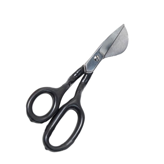 Duckbill Carpet Pile Scissors 7 Inch for Carpet Trimming, Ergonomic Handle Duckbill Scissors for Carpet Pile Trimming