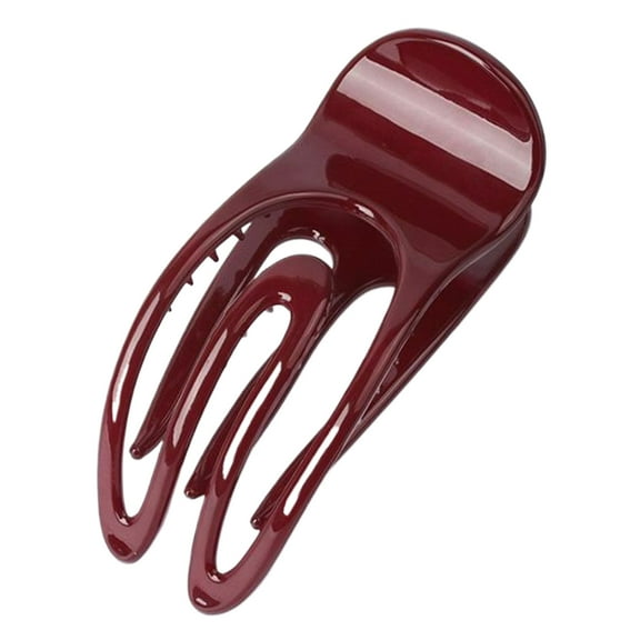 Duckbill Flat Hair Claw with Fashion Pattern French Hair Claw Clip Strong Secure Jaw Clamp Hair Decorative Accessories