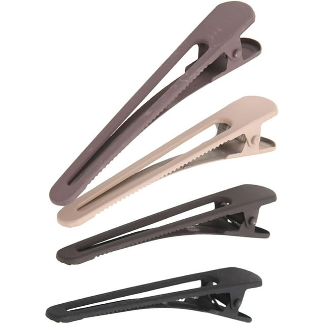Duckbill Hair Clips, 40 Pieces Alloy No Bends Firmly Holds Hair Dividing Duckbill Clips for Home