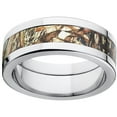 thumbnail image 1 of Duckblind Men's Camo 8mm Stainless Steel Wedding Band with Polished Edges and Deluxe Comfort Fit, 1 of 1