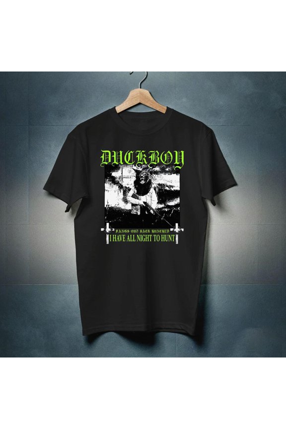 Duckboy Fangs Out Back Hunched I Have All Night To Hunt Shirt-TH29074