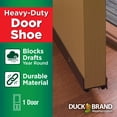 thumbnail interactive-video image 1 of Duckbrand, 1.75 Inches X 36 Inches Brown Heavy-Duty Vinyl Under-Door Shoe, Non-Adhesive, Removable, 1 of 17