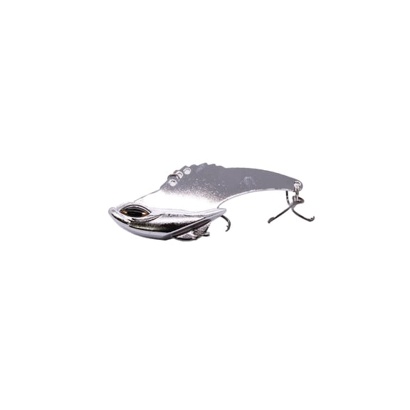 Duckett Fishing BD Blade 5/8 oz. Blade Bait, Premium Lure for Versatile Fishing and Irresistible Flash, Chrome, 5/8 oz