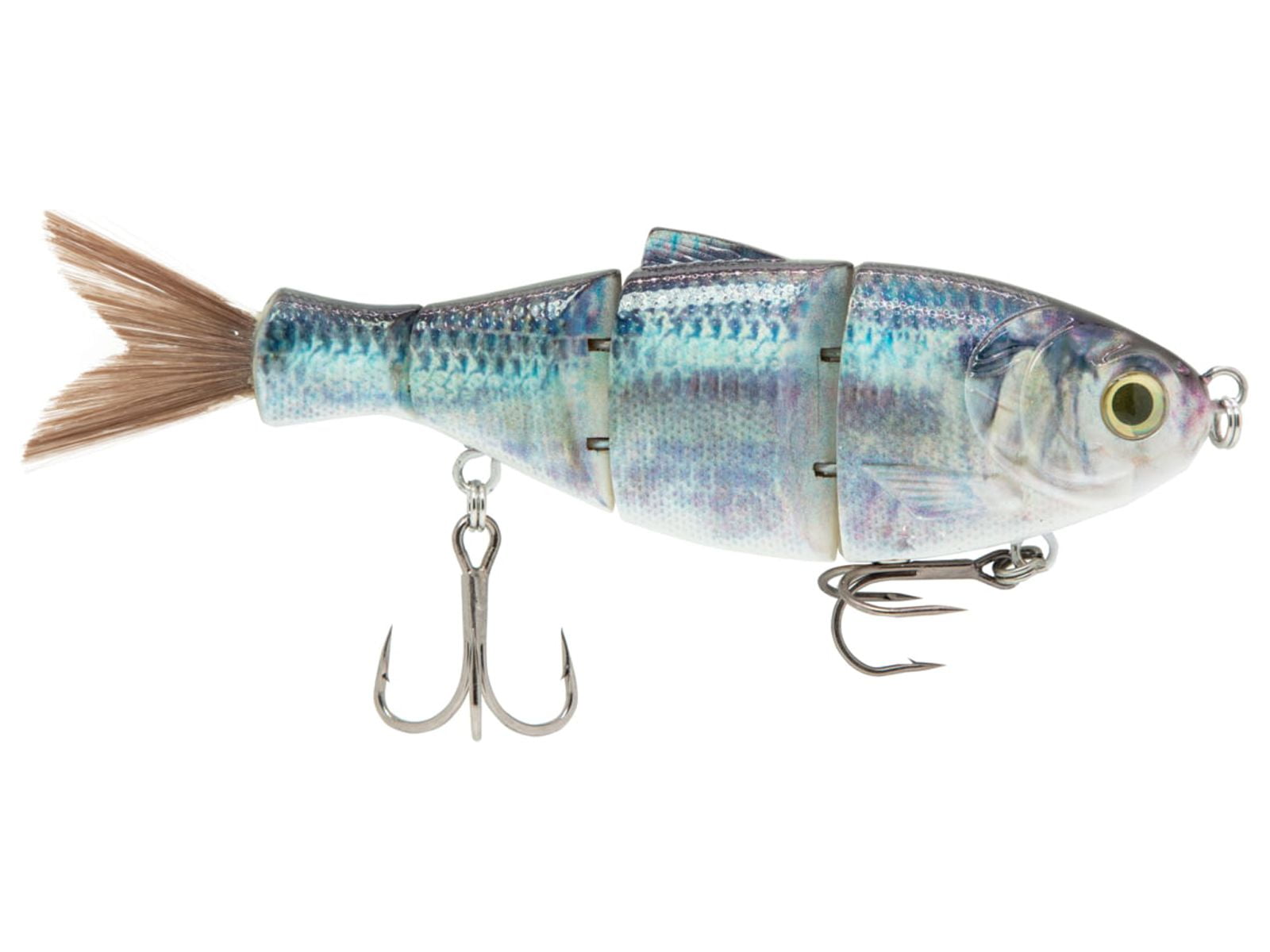 Duckett Fishing BD Shad, Lit Up Blue Back Herring, 5 in