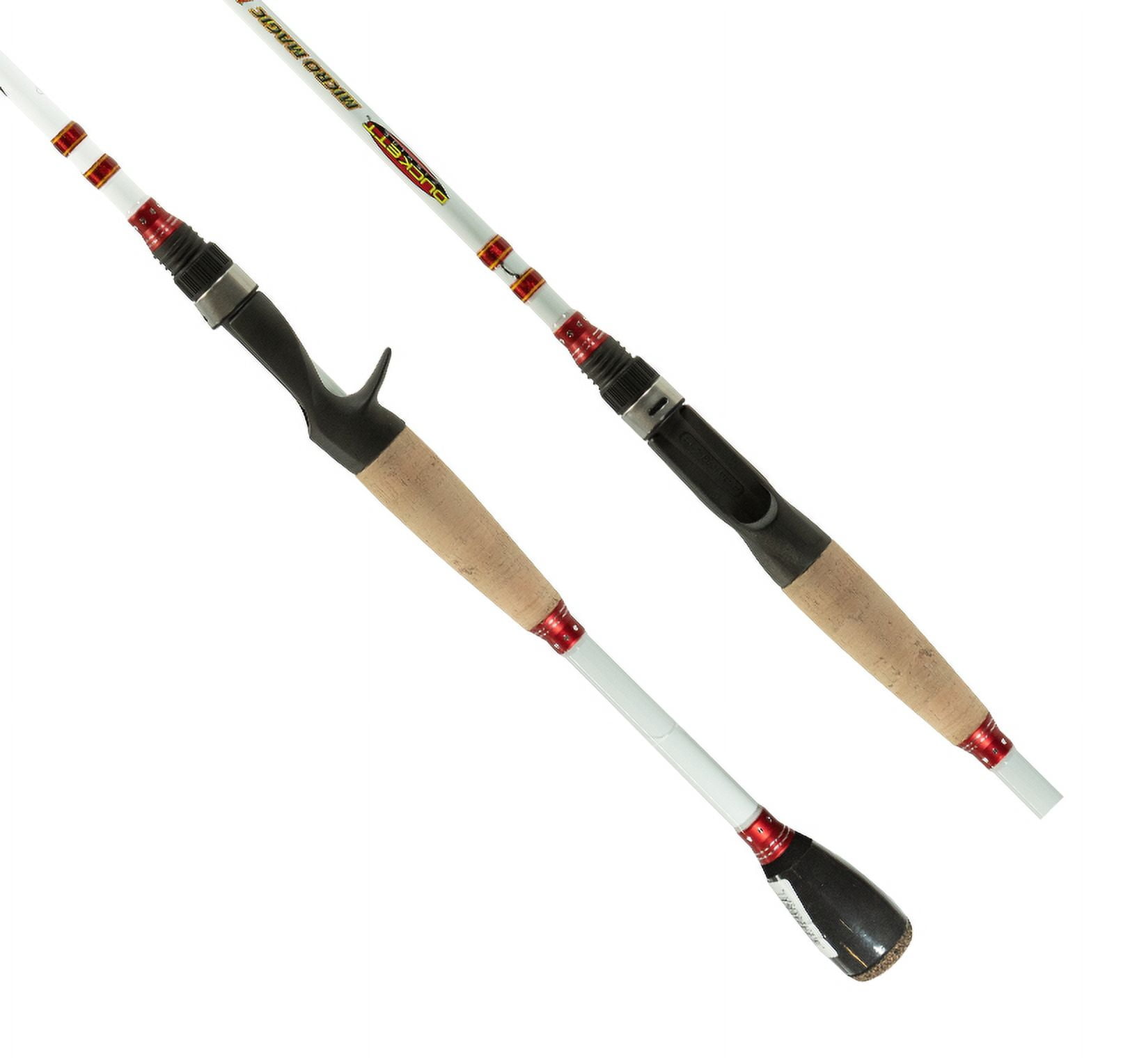 Duckett Fishing Micro Magic Pro Casting Rods, MedHeavy, White, 7ft 3in