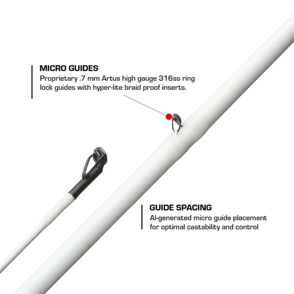 Duckett Fishing Micro Magic Pro Casting, Spinning & Crankin' Rods