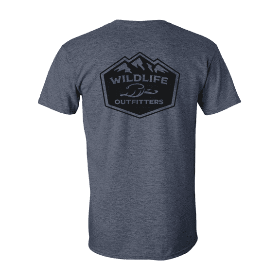 Wildlife Outfitters Men's Duck Head Short Sleeve Logo T-Shirt