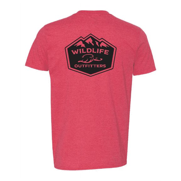 Wildlife Outfitters Men's Duck Head Short Sleeve Logo T-Shirt