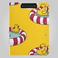 thumbnail image 1 of Duckies in Rubber Swimming Pool Foldable Binder Folder Clipboard with Pen Slot Double Clips A4 Size File Storage, 1 of 8