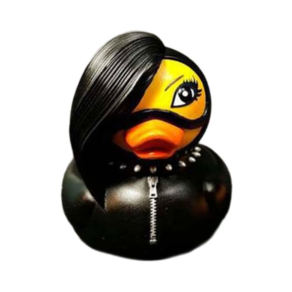 Duckieville Statue Art Figure Rock for Music and Art Admirers Music
