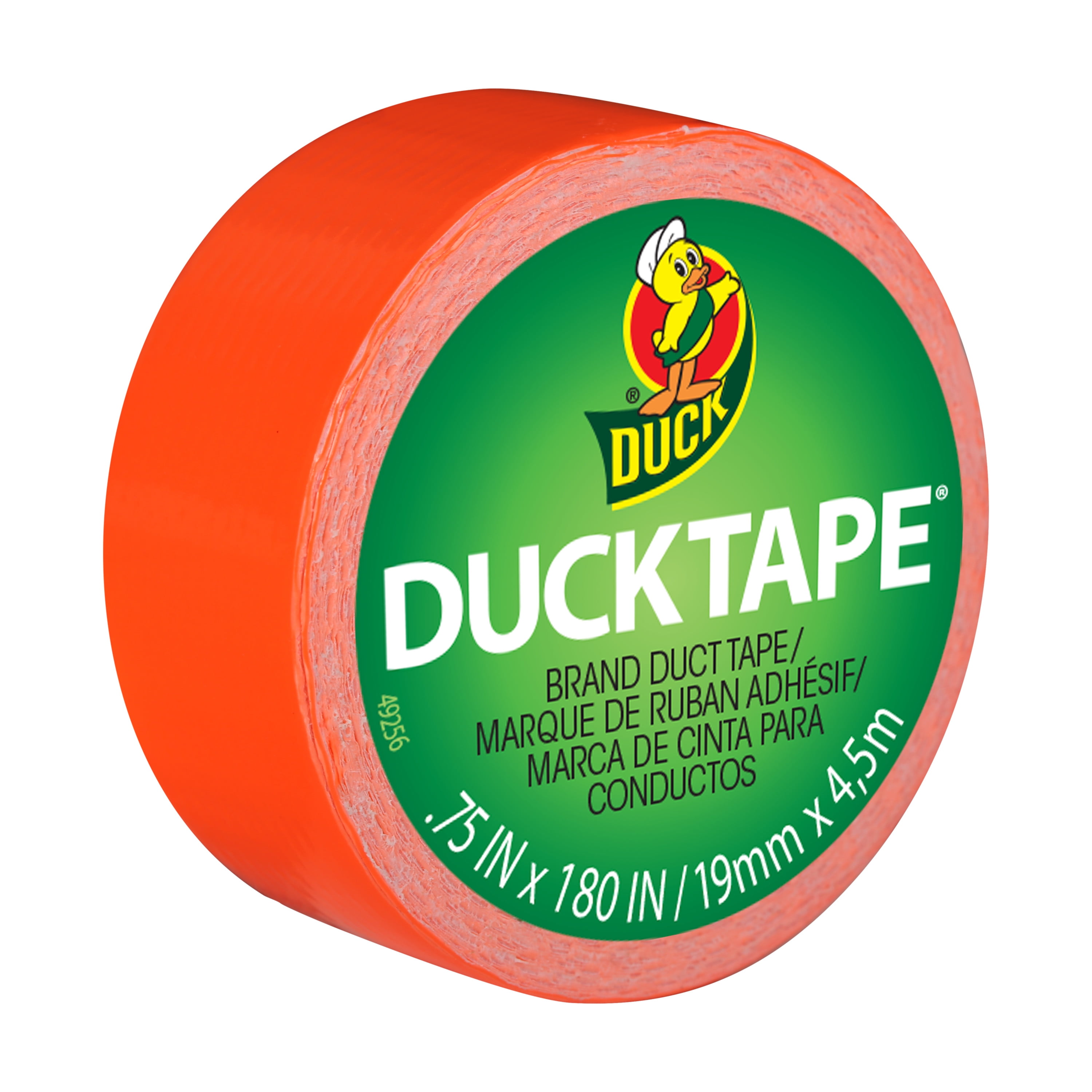 Ducklings Orange .75 in. x 180 in. Mini Colored Duck Tape