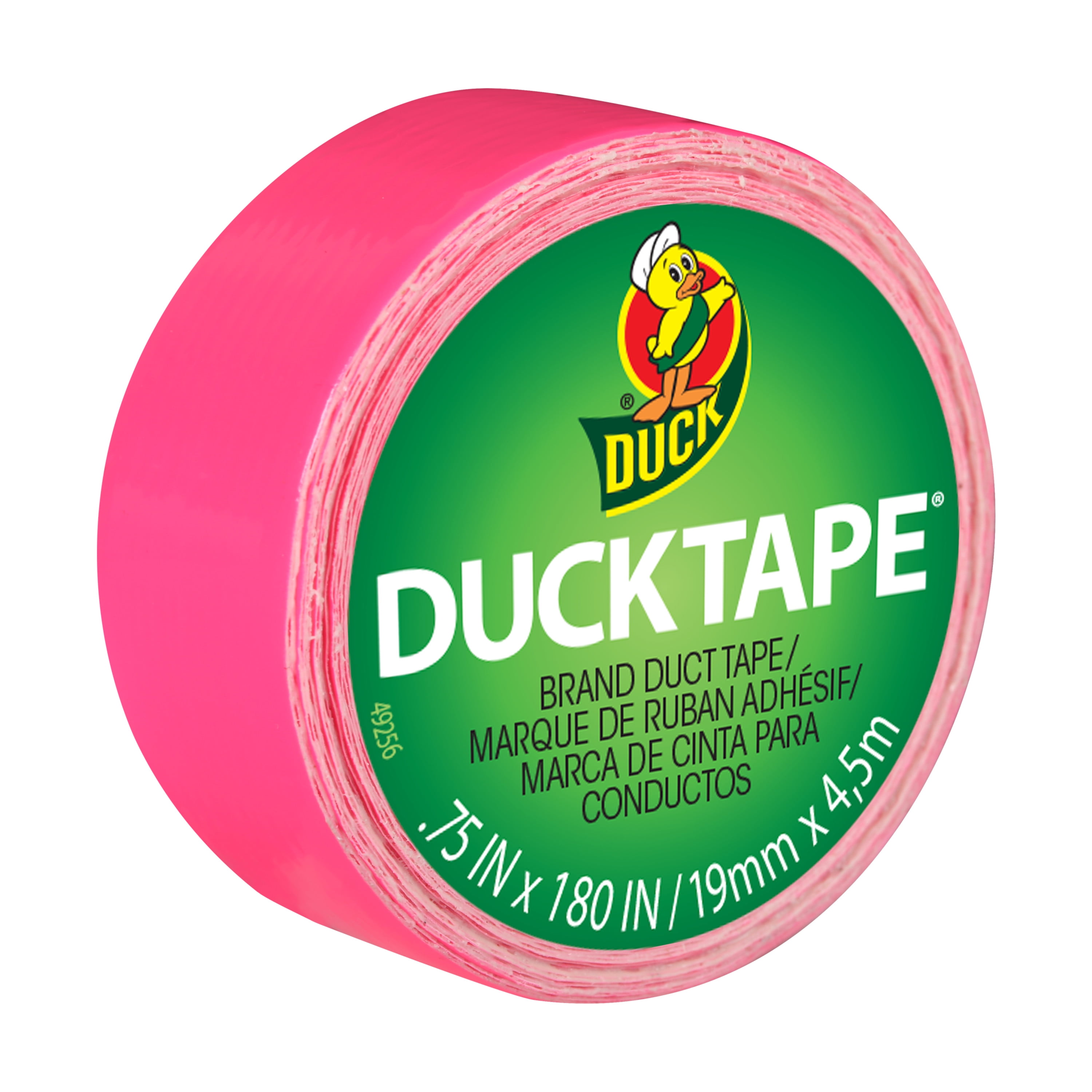 Ducklings Pink .75 in x 180 in Mini Colored Duck Tape