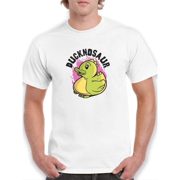 Ducknosaur T-Shirt Men -Smartprints Designs, Male 3X-Large