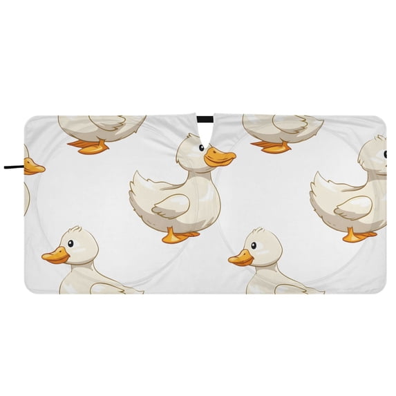 Ducks Car Windshield Sun Shade Foldable Front Window Shades Cover Sun Visor Shield Block