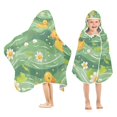 thumbnail image 1 of Ducks Daisy Flower on Green Wave Kid Bath Towels Bath Beach Towel Super Soft and Absorbent for Kid Girl Boy Babie Toddler Infant, 1 of 6