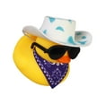thumbnail image 1 of Ducks Figurine with Hat and Sunglasses Pool Bathroom Decoration Early Childhood Development Toy, 1 of 9