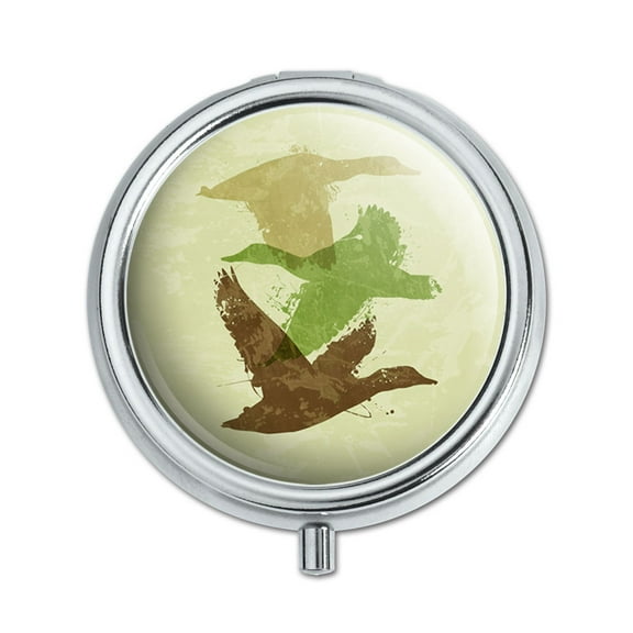 Ducks Flying Design Hunting Hunter Camo Pill Box