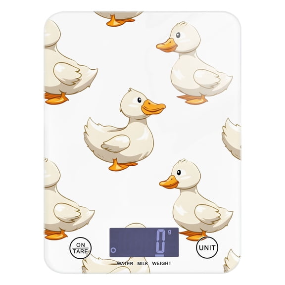 Ducks Food Scale Digital Kitchen Scale Waterproof Grams Ounces lbs for Weight Loss