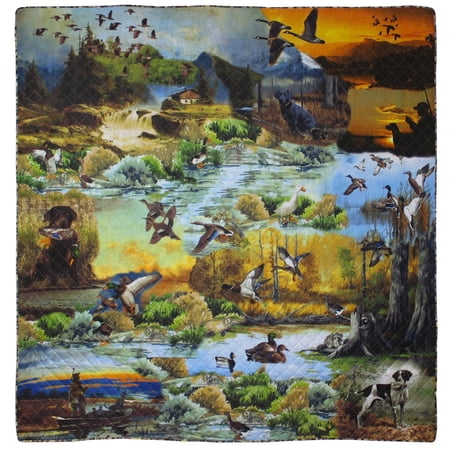 Ducks Galore 3 piece set, Quilt King-108"x92", 2-Standard Pillow Shams
