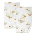 thumbnail image 1 of Ducks Hand Towels Cotton Bath Towels Large Face Towels Absorbent for Bathroom 2 Packs, 1 of 8