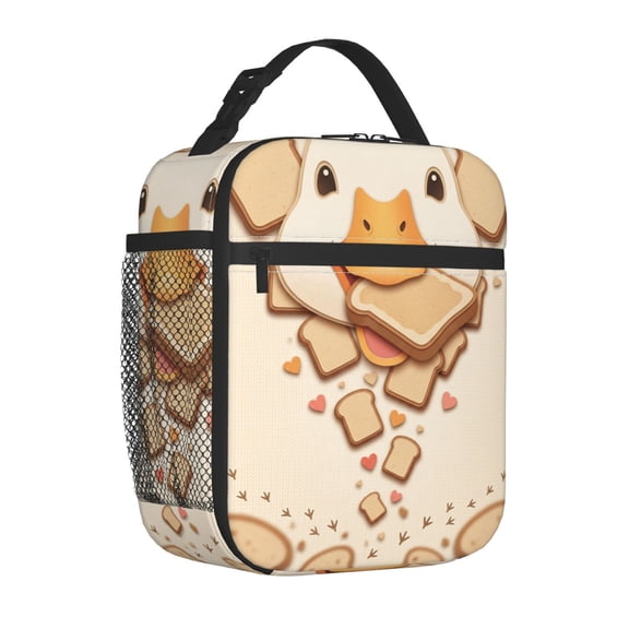 Ducks Lunch Box, Rustic Farmhouse Duck Insulated Cooler, Reusable Advanced Tech Food Storage Case, Special Holiday Present For Wildlife Lovers