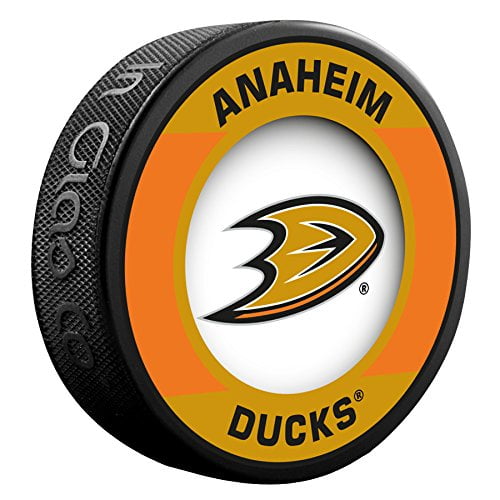 Ducks Officially Licensed Retro Design Hockey Puck