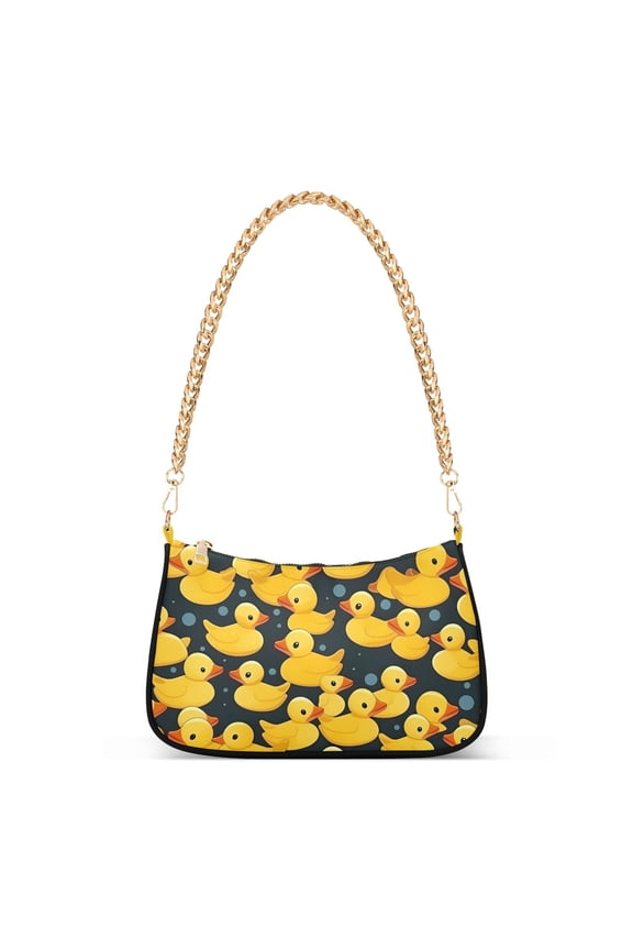 Ducks ToyWomen Small Shoulder Bag Crossbody Tote Hobo Bags Purse Clutch Handbags with Chain Strap for Women