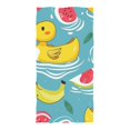Ducks Watermelons Bananas Leaves Beach Towel Yoga Mat Bath Towel Water
