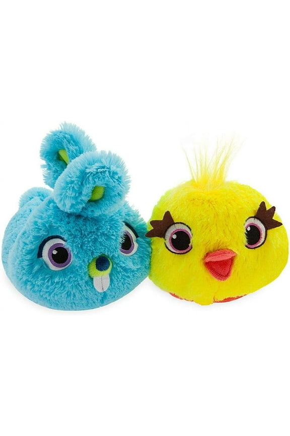 Ducky & Bunny Slippers for Kids Toy Story 4 Size 5/6 Toddler Costume Shoes Plush New
