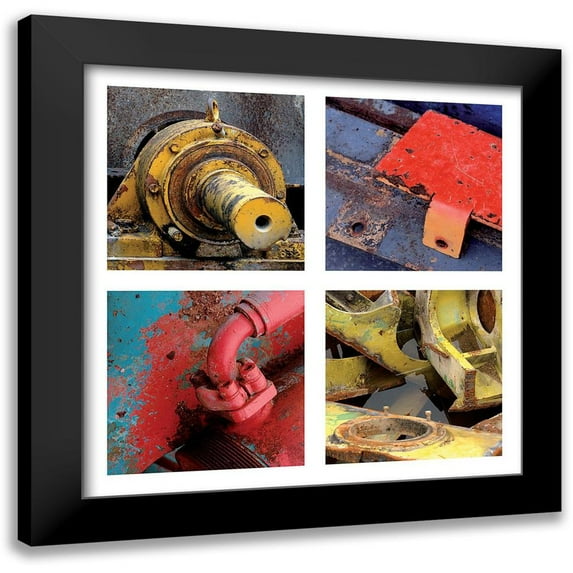 Duclos, Frederic 20x20 Black Modern Framed Museum Art Print Titled - Composition 2