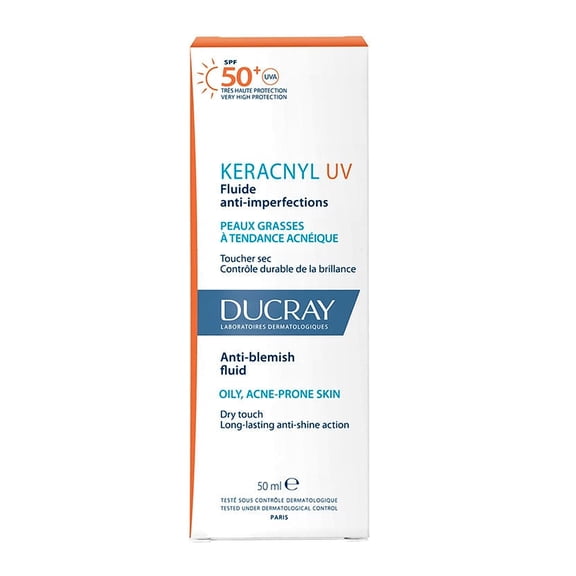 Ducray Keracnyl UV SPF50+ Anti Blemish Fluid 50 ml
