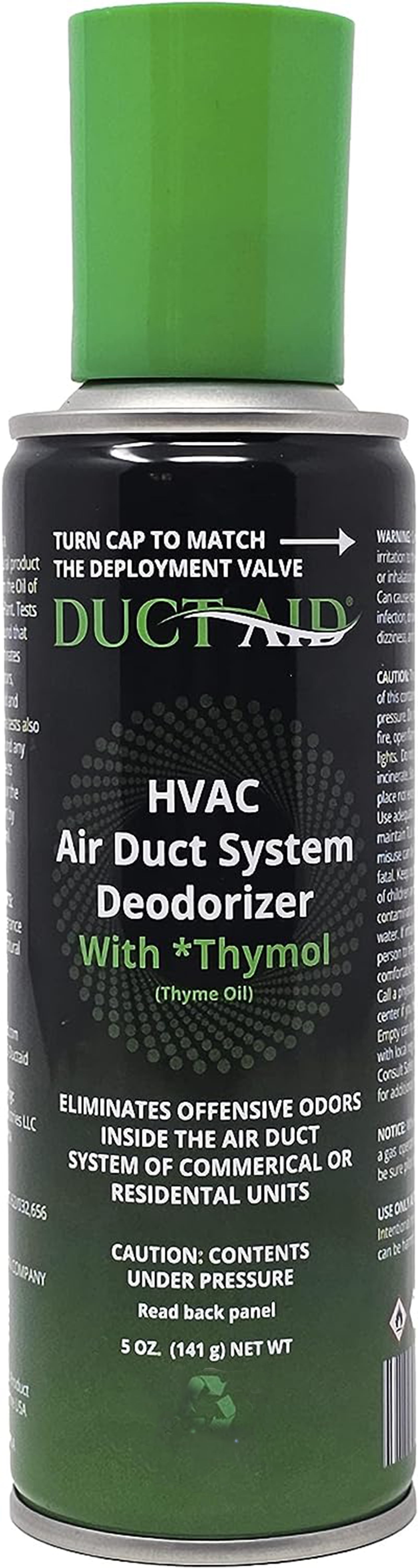 Duct Aid with Thymol Concentrate HVAC Air Duct System Deodorizer and