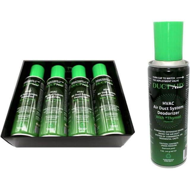 Duct Aid with Thymol Concentrate HVAC Air Duct System Deodorizer and